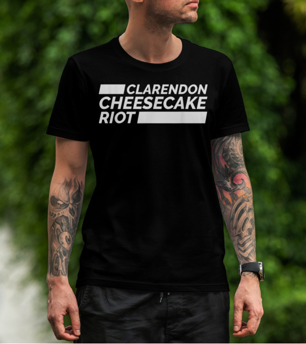 Clarendon Cheesecake Riot White T-Shirt