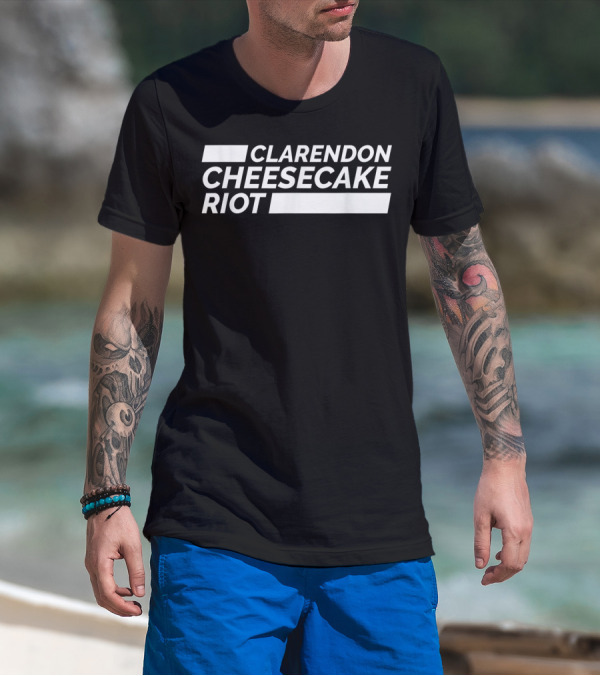 Clarendon Cheesecake Riot White T-Shirt