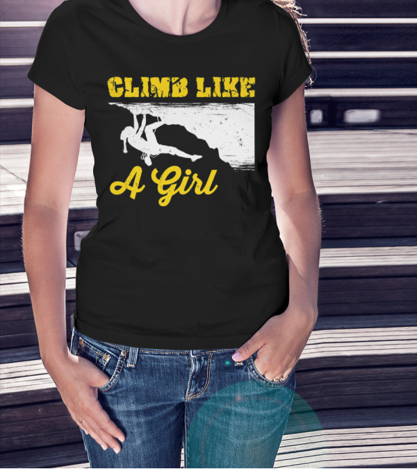 Climb Like A Girl T-Shirt
