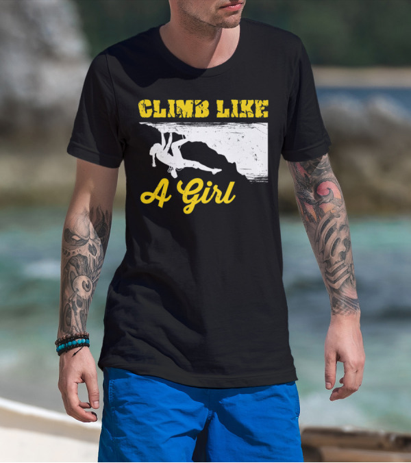 Climb Like A Girl T-Shirt