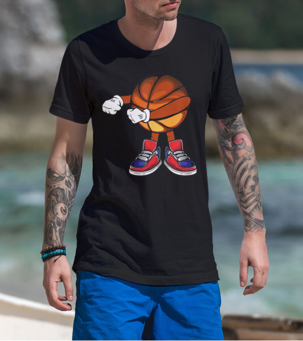 Basketball Player Floss Dance Move Fun Present T-Shirt