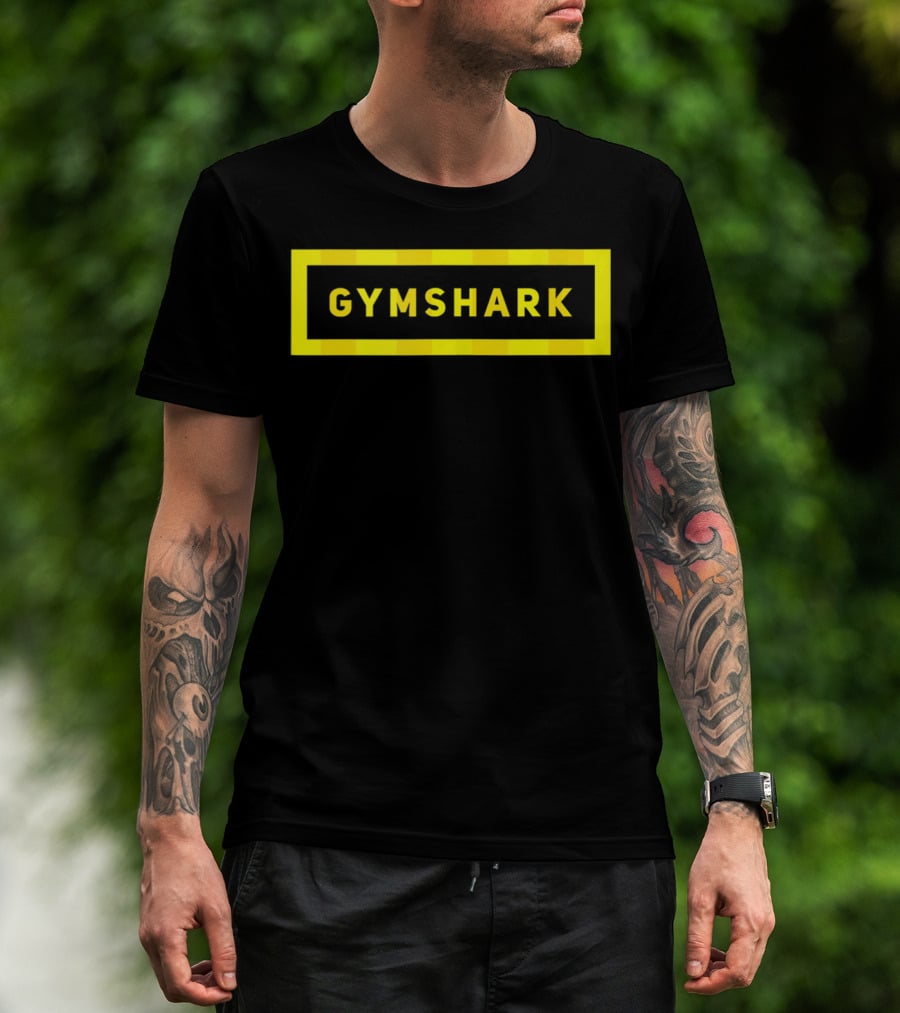 Gymshark Bold Yellow Framed T-Shirt