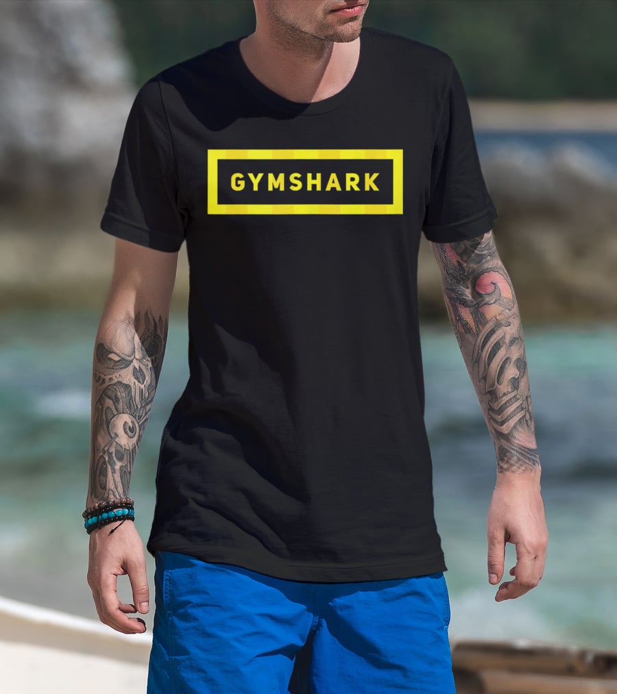 Gymshark Bold Yellow Framed T-Shirt