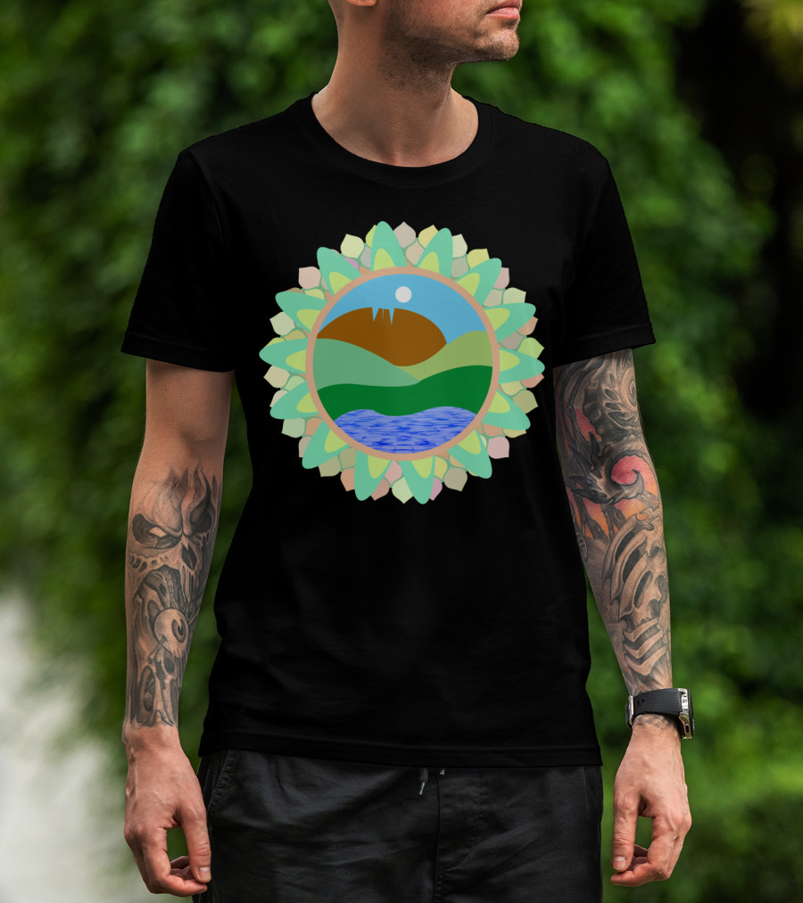 Horsetooth Rock Fort Collins Colorado Co Scenic Mountain Lake Sunburst T-Shirt