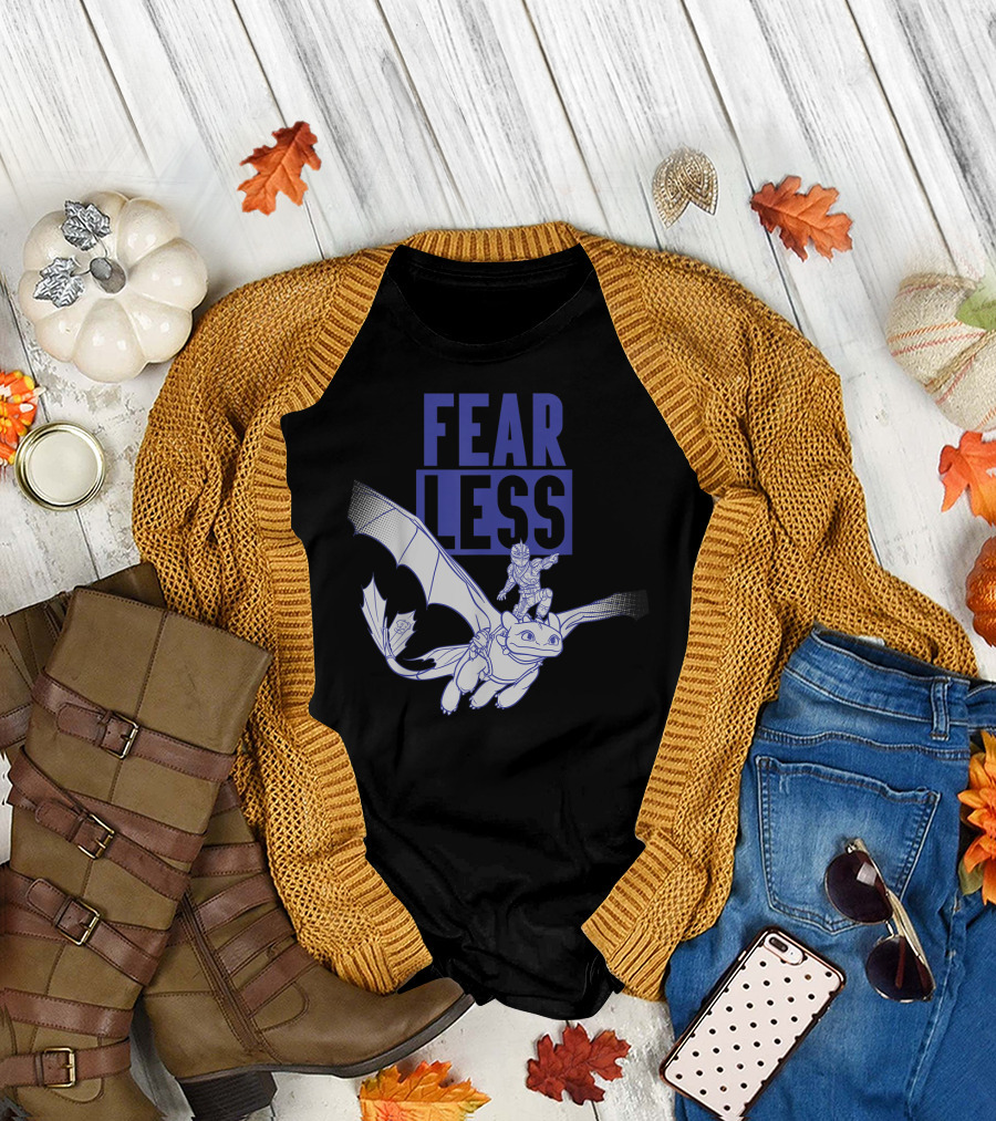 Fearless How To Train Your Dragon 3 Hidden World T-Shirt