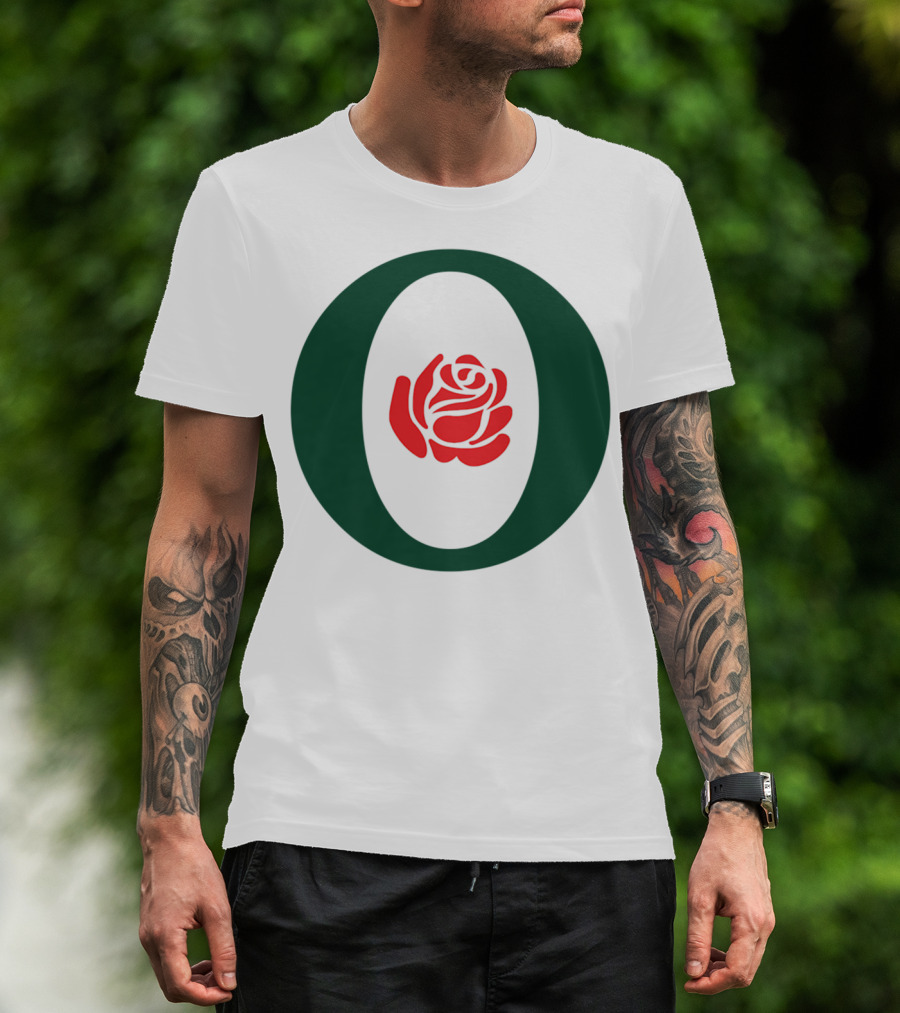 Oregon Fan Rose Duck Game Day O T-Shirt
