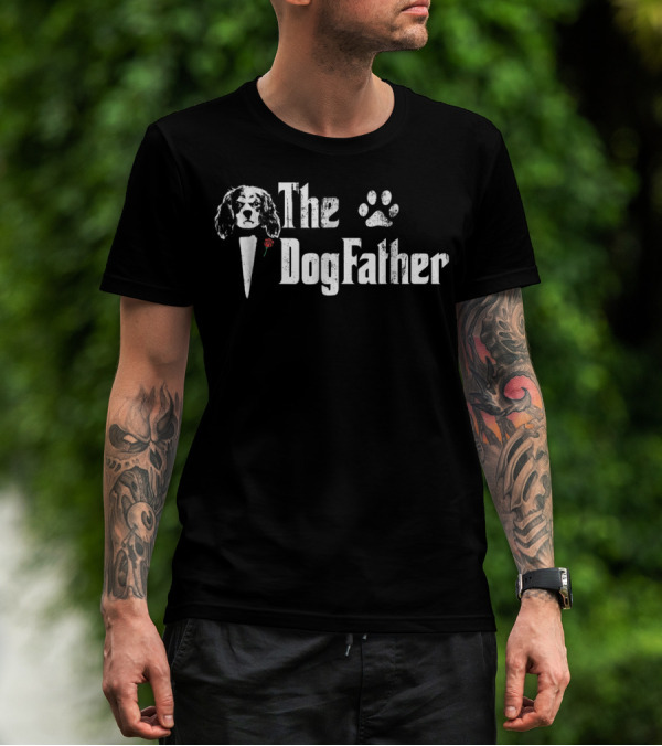 The Dogfather Cavalier King Charles Spaniel Mens T-Shirt