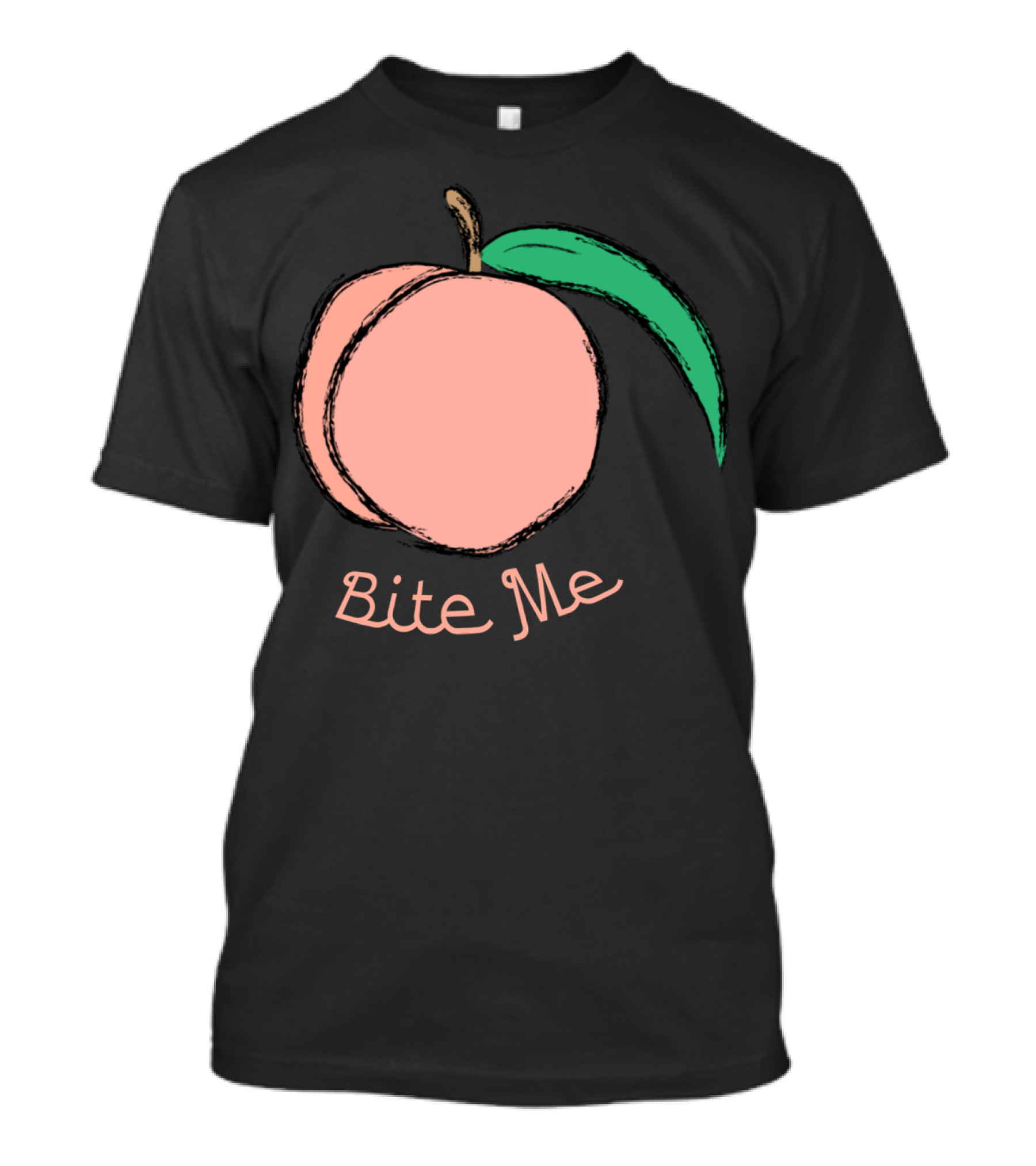 Peach Bite Me T-Shirt