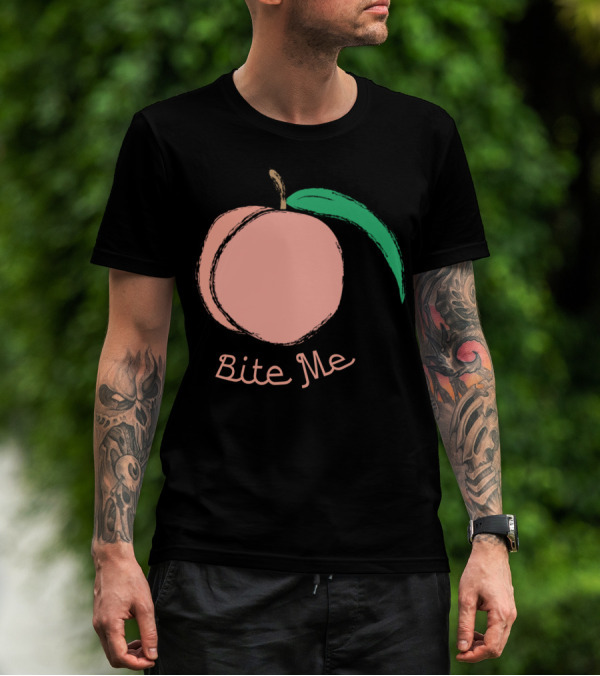 Peach Bite Me T-Shirt