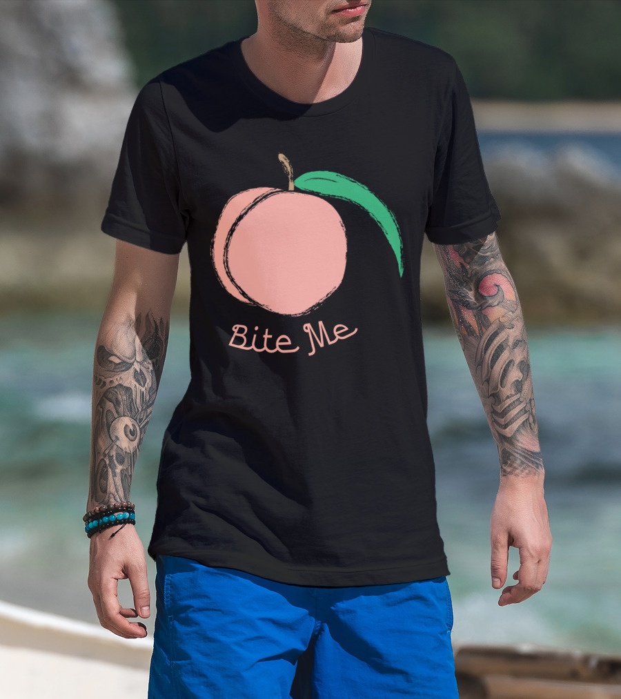 Peach Bite Me T-Shirt