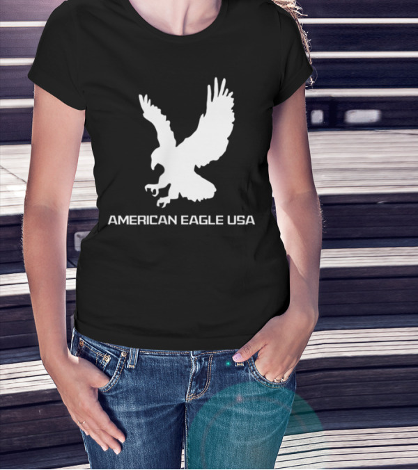 American Eagle USA Iconic Emblem T-Shirt