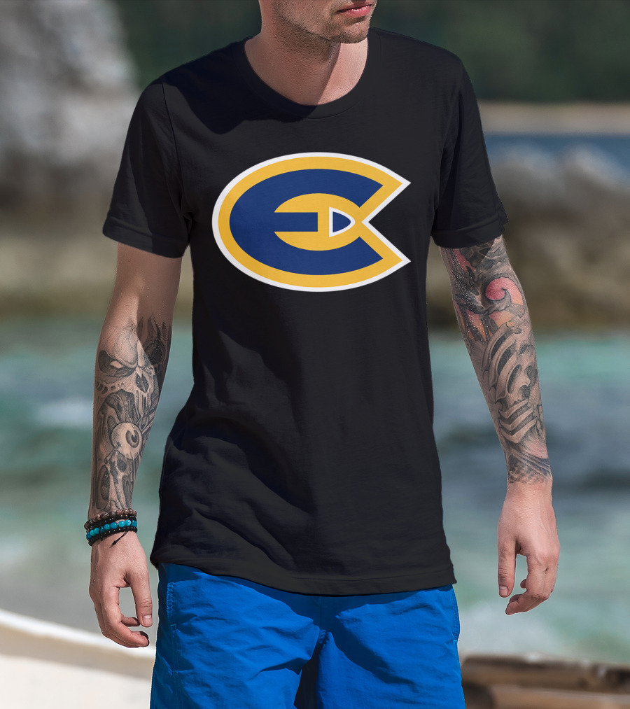UW Eau Claire NCAA Blugolds Logo PPWEC0 T-Shirt