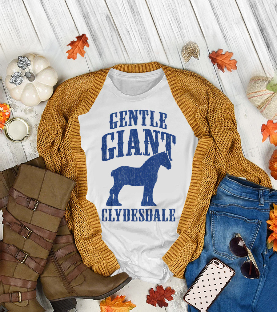 Gentle Giant Clydesdale Draft Horse T-Shirt