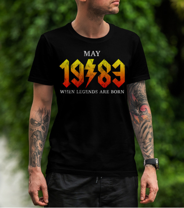 May 1983 When Legends Are Born T-Shirt