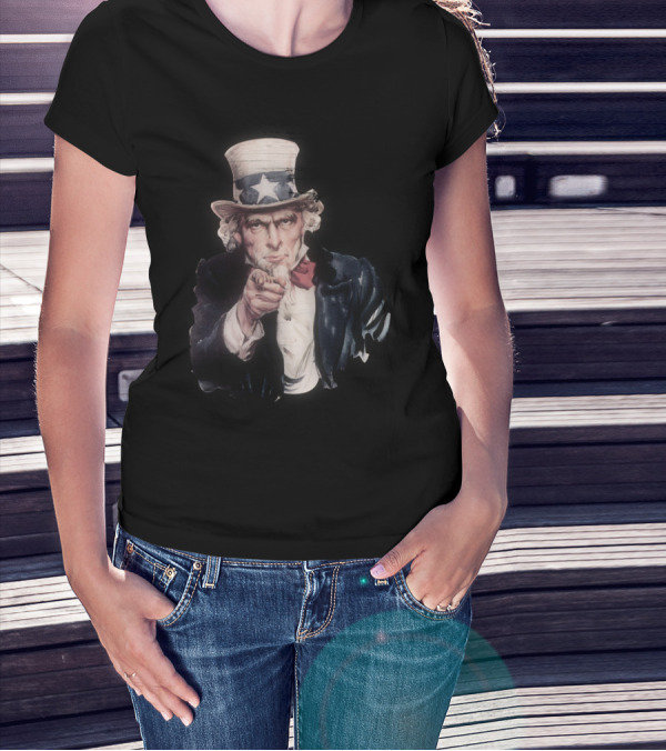 Classic Uncle Sam Pointing American Patriotism T-Shirt