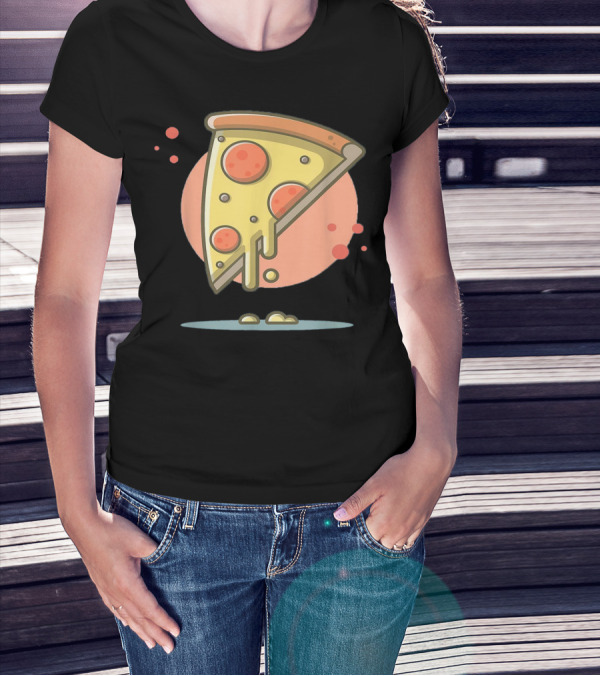 Classic Vintage Pizza Lover Funny Slice T-Shirt