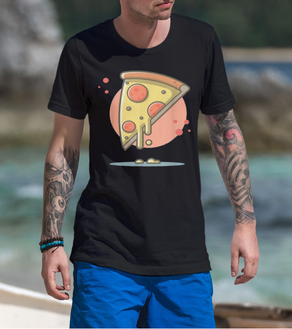 Classic Vintage Pizza Lover Funny Slice T-Shirt
