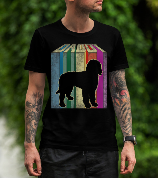 Daddy Multicolor Silhouette Doodle T-Shirt