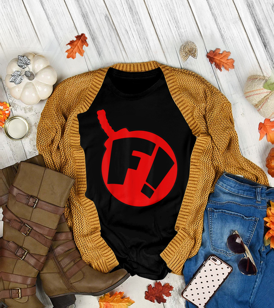 Ferretbomb Classic Color Red Bomb Icon F T-Shirt
