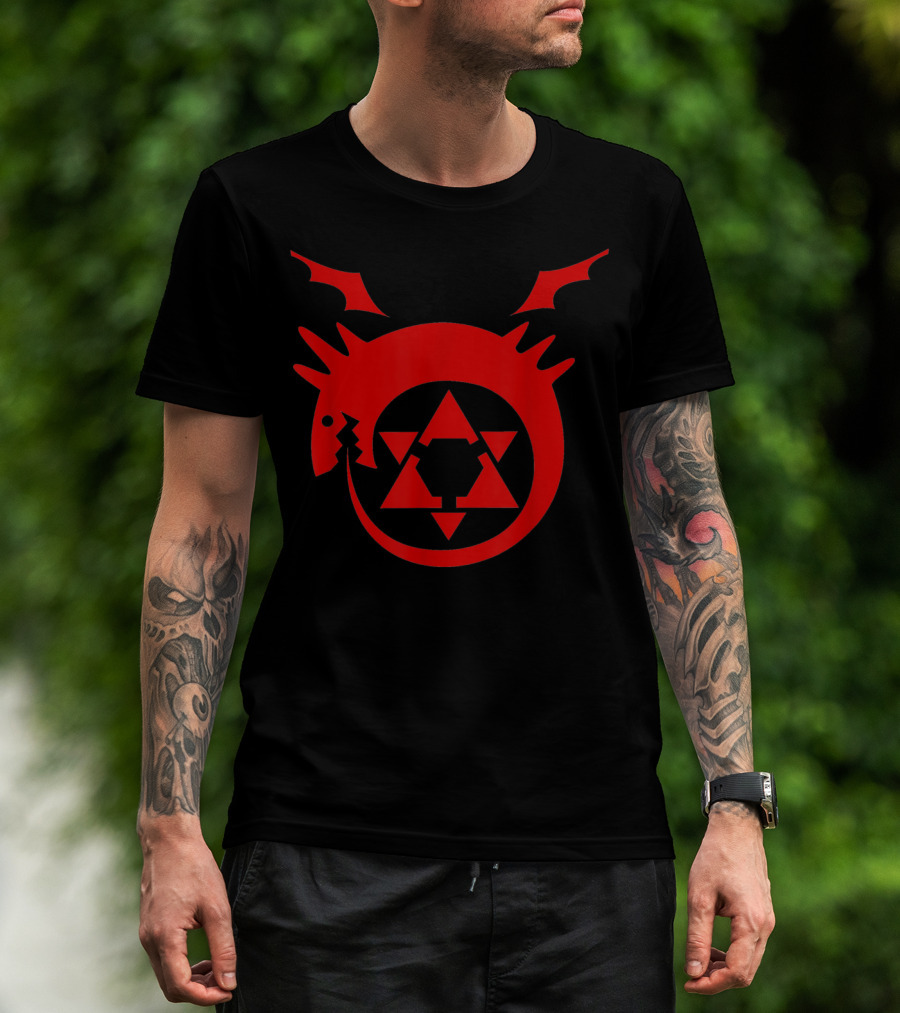 Fullmetal Alchemist Brotherhood Ouroboros Symbol Classics T-Shirt