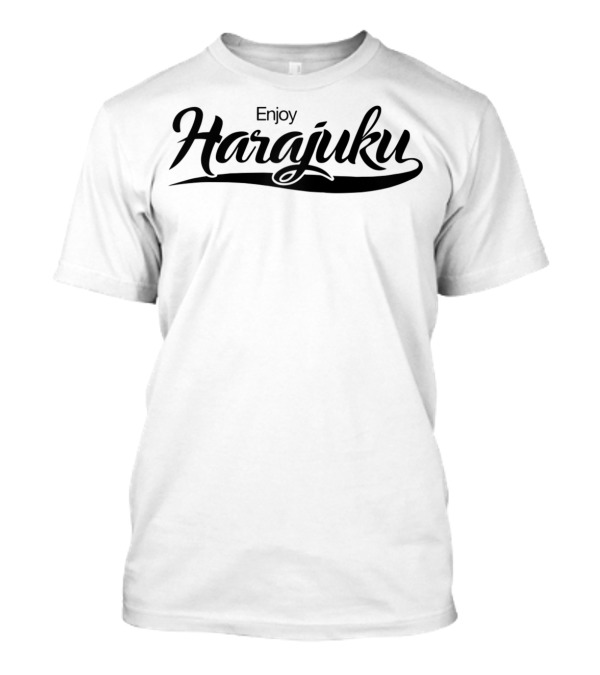 Enjoy Harajuku Japan Classic Font T-Shirt