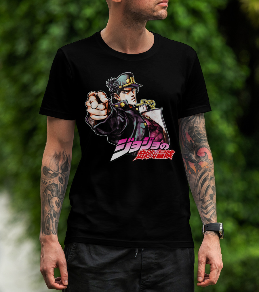JoJo's Bizarre Adventure Classics Jotaro Kujo Manga T-Shirt