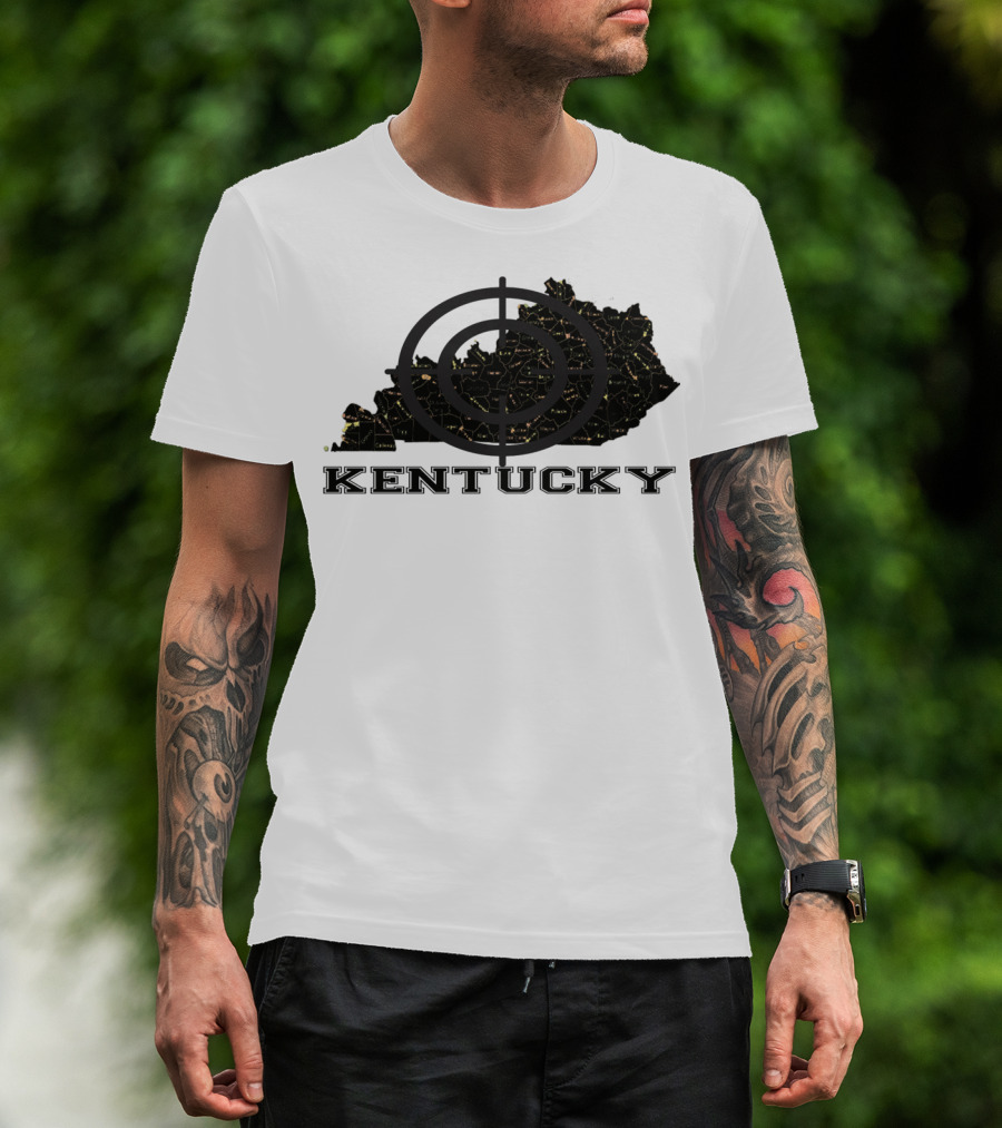 Kentucky Maps Classic Vintage Kentucky T-Shirt