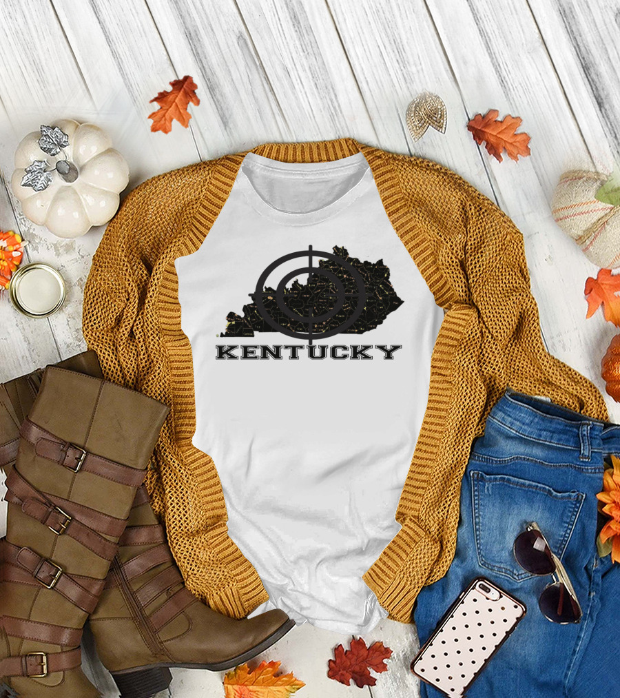 Kentucky Maps Classic Vintage Kentucky T-Shirt
