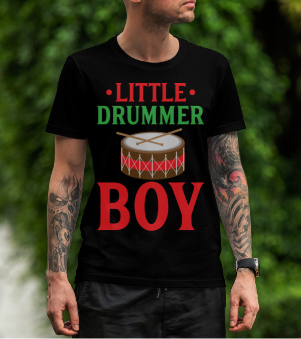 Little Drummer Boy Classic Christmas Drum T-Shirt