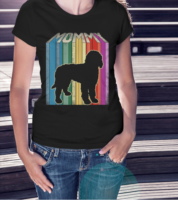 Rainbow Mommy Doodle Dog T-Shirt