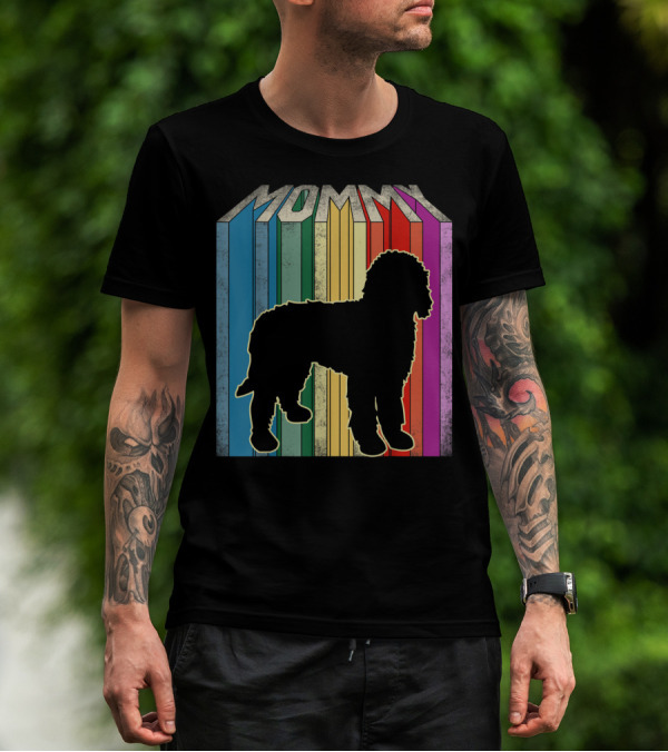 Rainbow Mommy Doodle Dog T-Shirt
