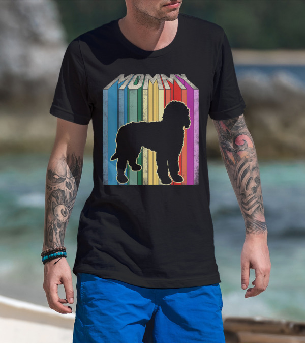 Rainbow Mommy Doodle Dog T-Shirt