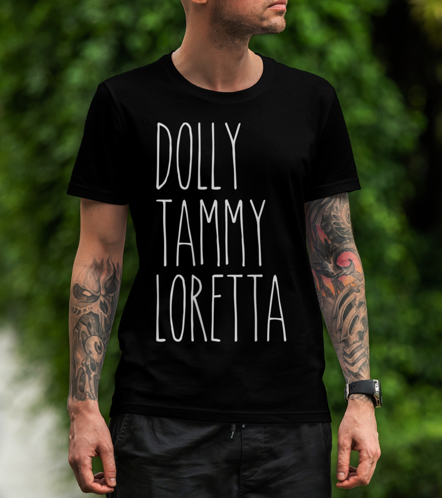 Dolly Tammy Loretta Country Music Icons T-Shirt
