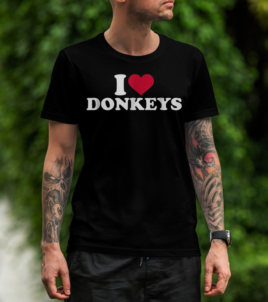 I Heart Donkeys T-Shirt