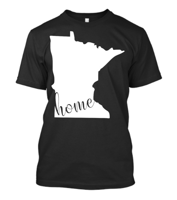 Minnesota Home State Map T-Shirt