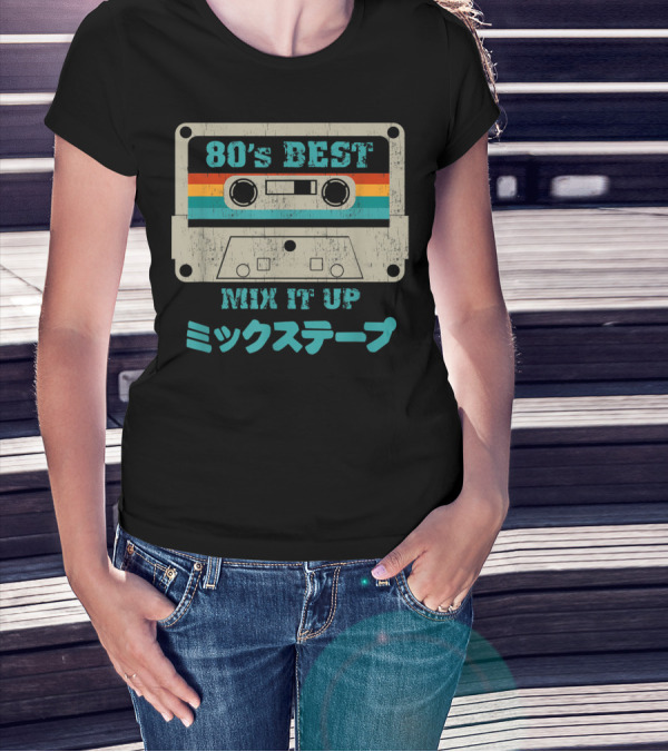 80s Best Mix It Up Cassette Japanese Otaku Aesthetic T-Shirt