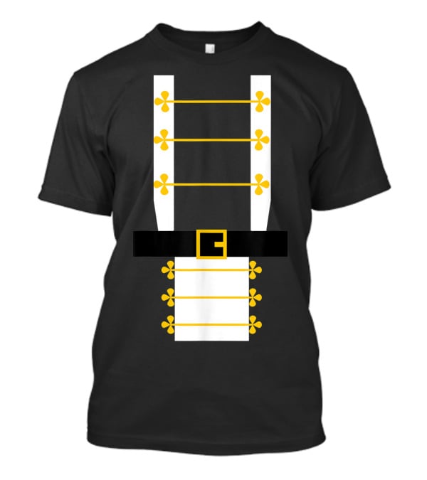 Nutcracker Soldier Costume Uniform Belt Buckle Ballet T-Shirt