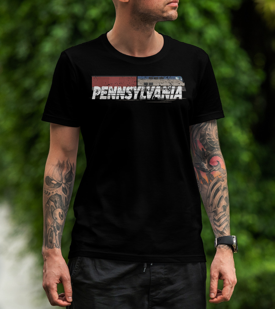 Pennsylvania Railroad Conductor Electric Train Locomotive T-Shirt