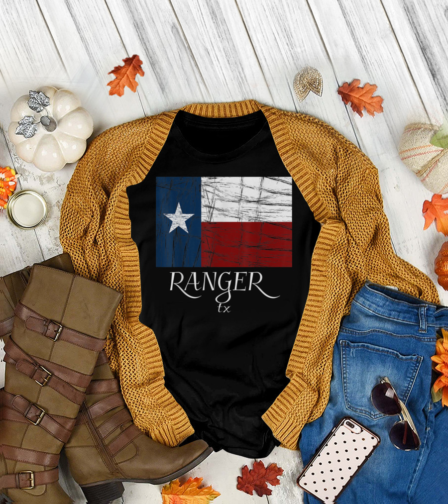 Ranger TX Texas Flag State City T-Shirt