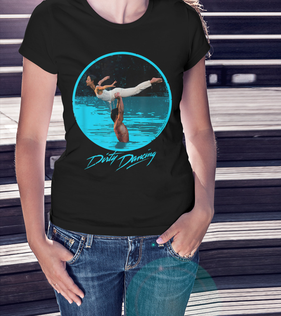 Dirty Dancing Iconic Lift Scene In Water T-Shirt