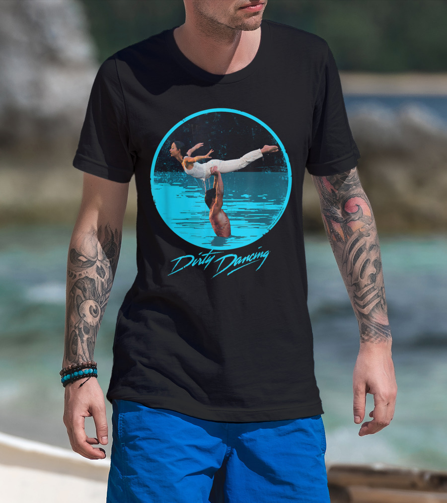 Dirty Dancing Iconic Lift Scene In Water T-Shirt