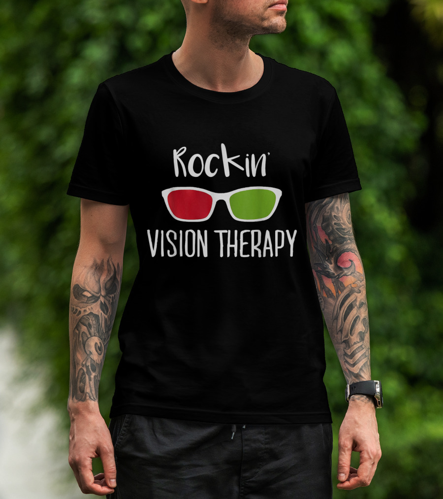 Rockin' Vision Therapy Red Green Awareness Support T-Shirt