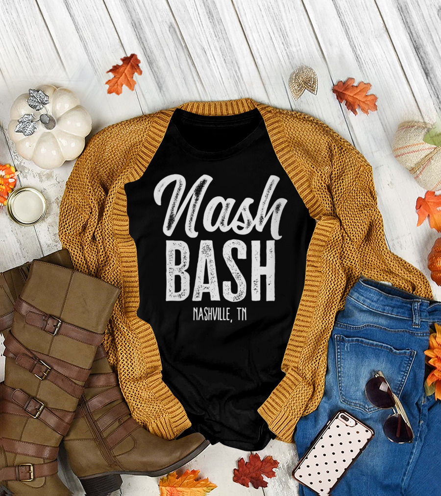Nash Bash Nashville TN Drinking Party T-Shirt