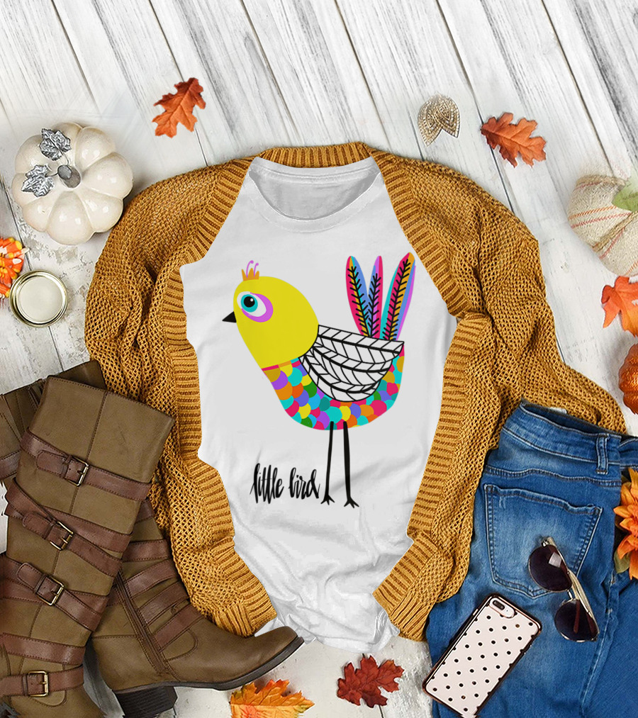 Little Bird Women And Girls Fun And Cheery T-Shirt