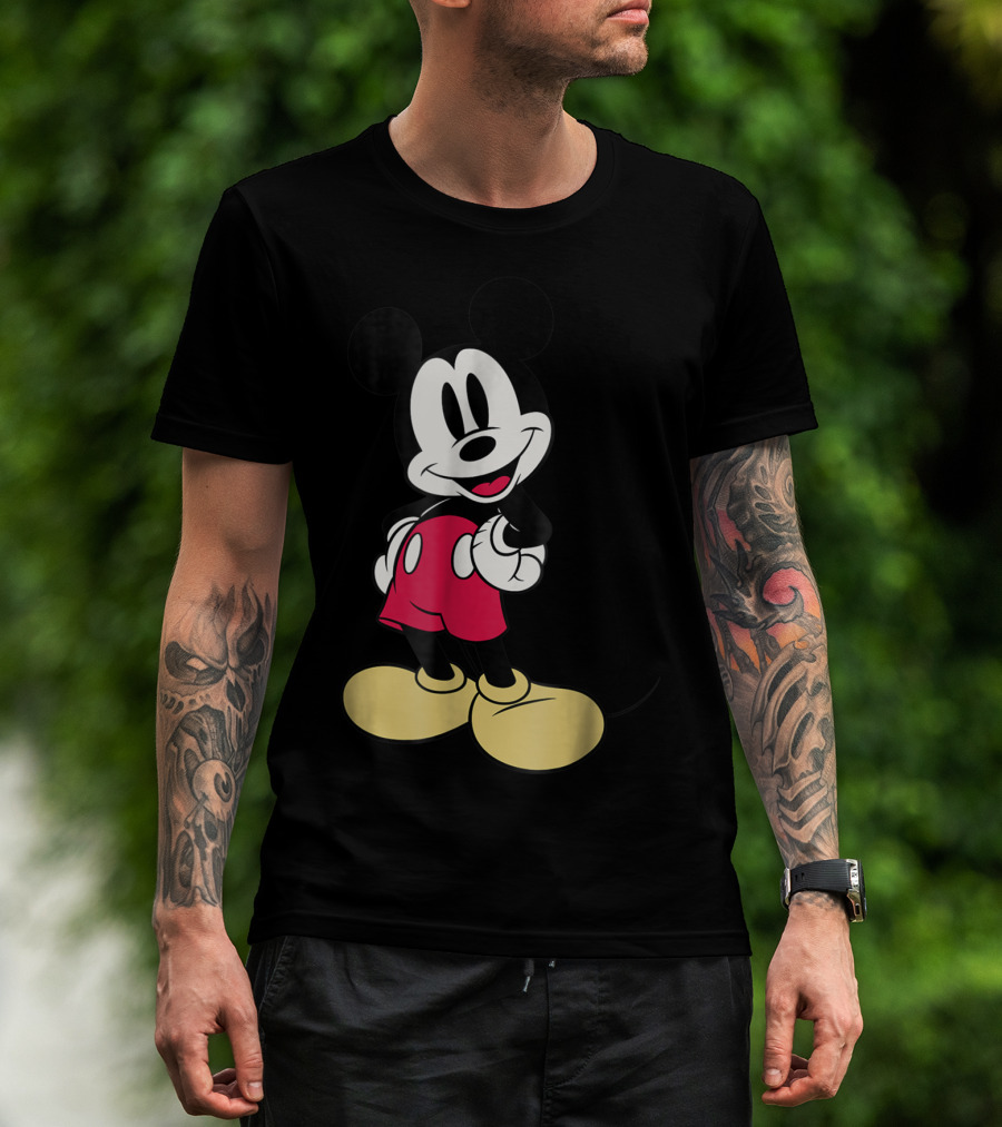 Disney Classic Mickey Mouse 1 XP Vintage Style Retro T-Shirt
