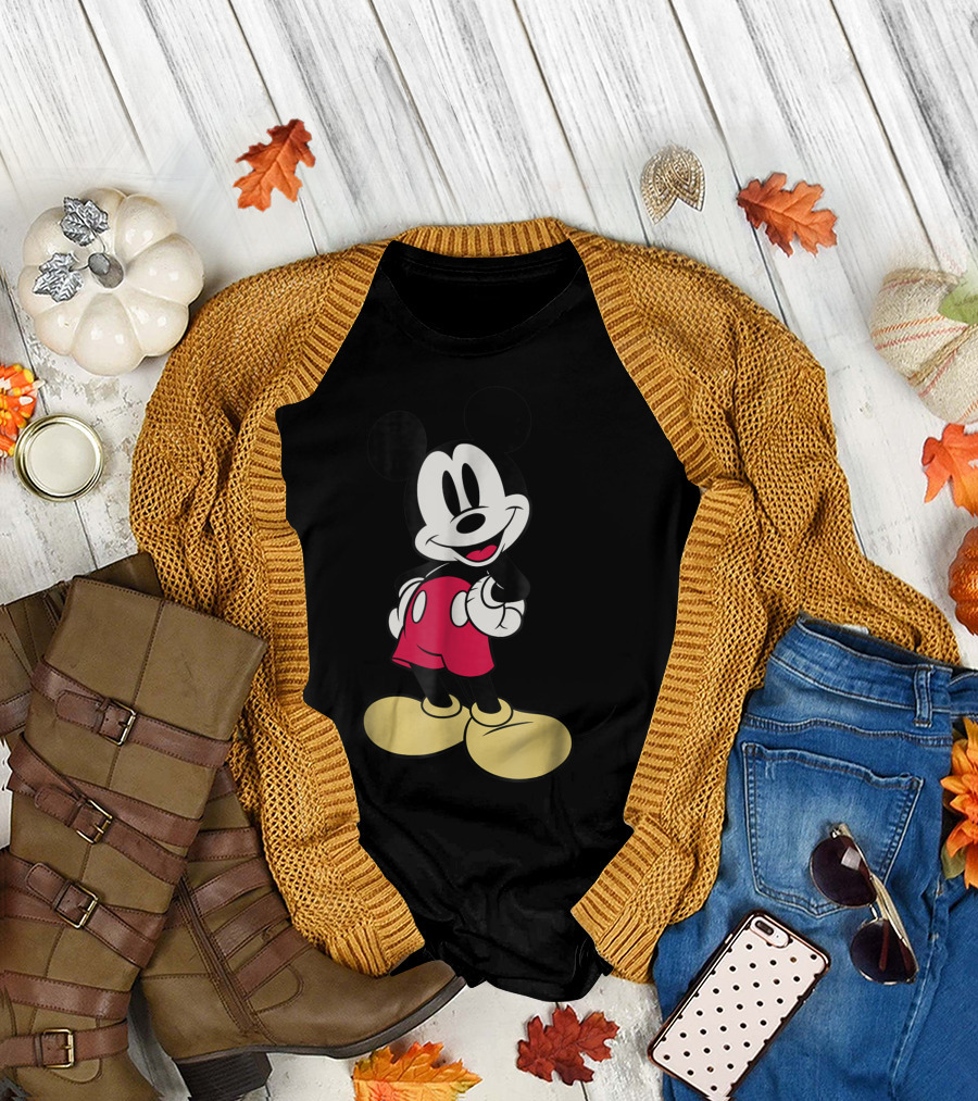 Disney Classic Mickey Mouse 1 XP Vintage Style Retro T-Shirt