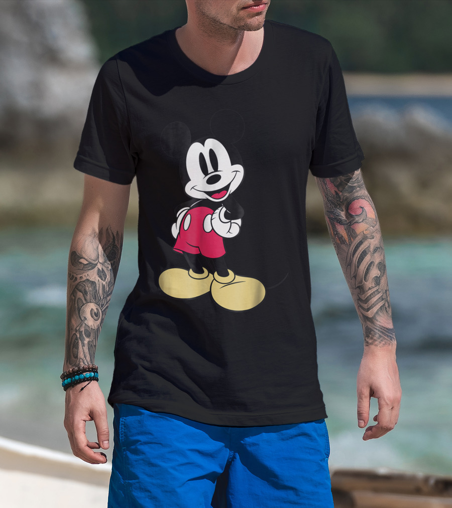 Disney Classic Mickey Mouse 1 XP Vintage Style Retro T-Shirt