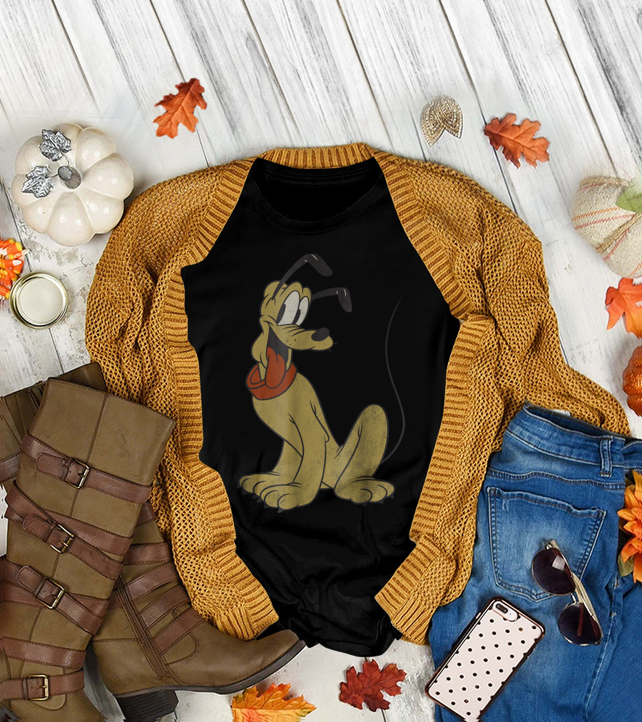 Disney Vintage Style Pluto Character T-Shirt