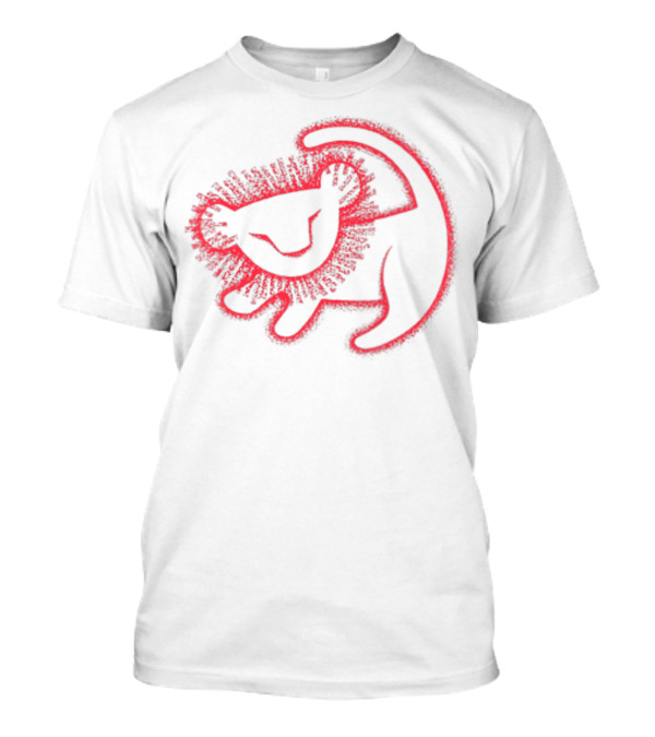 Disney Lion King Classic Simba Neon Outline T-Shirt