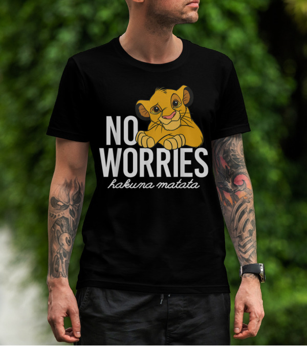 Disney Lion King No Worries Hakuna Matata Simba Classic T-Shirt